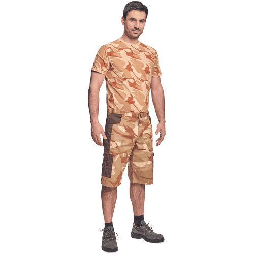 CRAMBE T-shirt beige camouflage