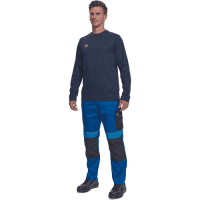 NOYO ESD LS T-shirt navy