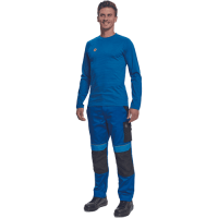 NOYO ESD LS T-shirt royal blue