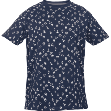 SALI T-shirt blue/white