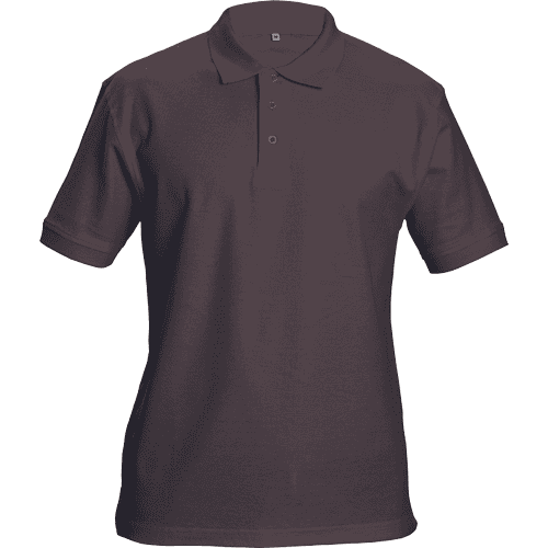DHANU polo-shirt dark brown