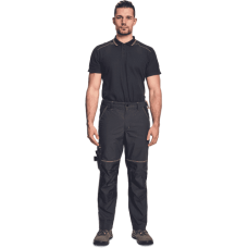 KNOXFIELD polokošeľa antracit/žltá