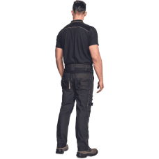 KNOXFIELD polokošeľa antracit/žltá