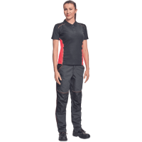 KNOXFIELD LADY polo-shirt anthrac/red