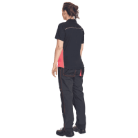 KNOXFIELD LADY polo-shirt anthrac/red