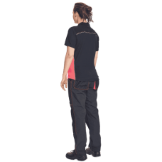 KNOXFIELD LADY polo tričko antracit/červené