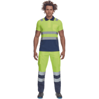 CADIZ HV polo-shirt yellow/navy