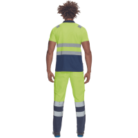 CADIZ HV polo-shirt yellow/navy