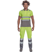 CADIZ HV polo-shirt yellow/grey