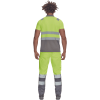 CADIZ HV polo-shirt yellow/grey