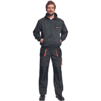 EMERTON sweatshirt with hood black