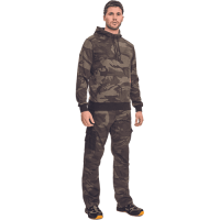 CRAMBE mikina s kapucňou maskáčová