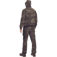 CRAMBE mikina s kapucňou maskáčová