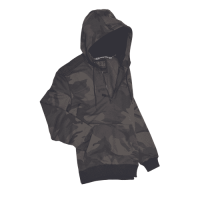 CRAMBE mikina s kapucňou maskáčová