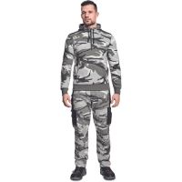 CRAMBE hoodie grey camouflage