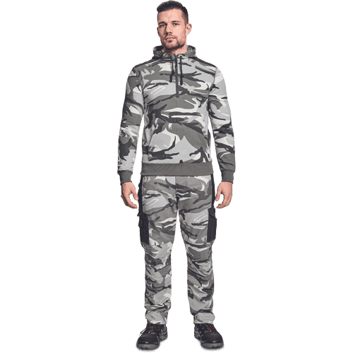 CRAMBE hoodie grey camouflage