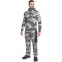 CRAMBE hoodie grey camouflage