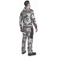 CRAMBE hoodie grey camouflage
