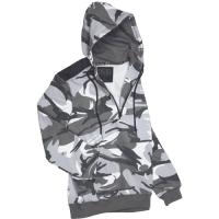 CRAMBE hoodie grey camouflage