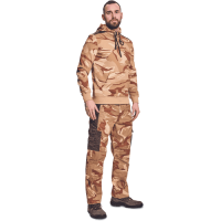 CRAMBE hoodie beige camouflage