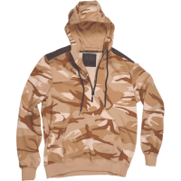 CRAMBE hoodie beige camouflage