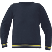 KNOXFIELD sweatshirt anthrac/yellow