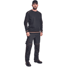 KNOXFIELD mikina antracit/oranžová