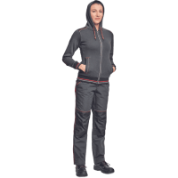 KNOXFIELD LADY hoodie anthracite/red