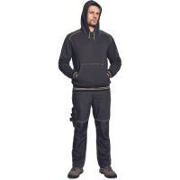 KNOXFIELD kangaroo sweatsh anth/yell