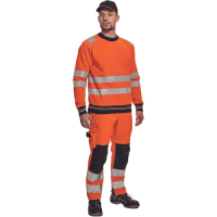 KNOXFIELD HV mikina oranžová