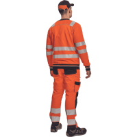 KNOXFIELD HV mikina oranžová