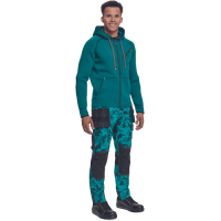 NEURUM mikina s kapucňou, petrolejová