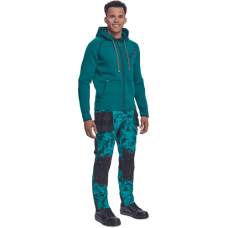 NEURUM mikina s kapucňou, petrolejová