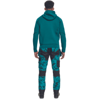 NEURUM mikina s kapucňou, petrolejová