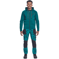 NEURUM mikina s kapucňou, petrolejová