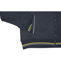 SHELDON mikina s kapucňou antracitovo/žltá