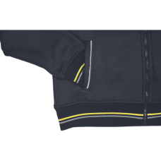 SHELDON mikina s kapucňou antracitovo/žltá