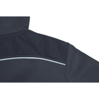 SHELDON mikina s kapucňou antracitovo/žltá