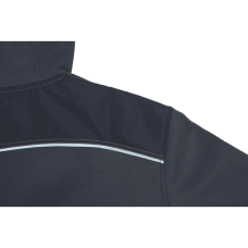 SHELDON mikina s kapucňou antracitovo/žltá