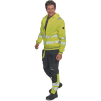 SHELDON HV mikina s kapucňou, žltá