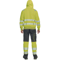 SHELDON HV mikina s kapucňou, žltá