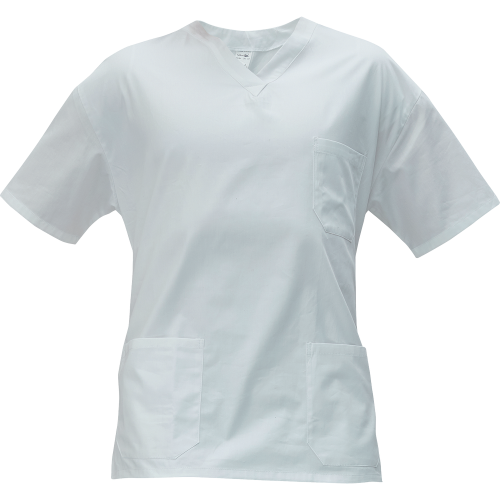 Shirt short sleeves men white 