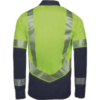 COLNE HV shirt yellow/navy