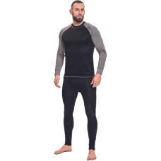 DON tričko dlhý rukáv čierna