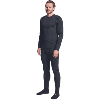 SOLID tričko dlhý rukáv, čierne