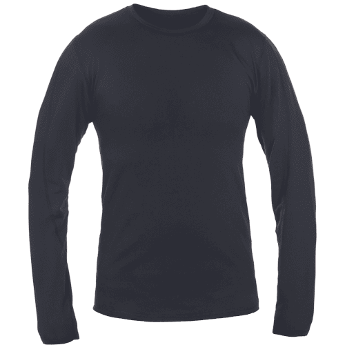 SOLID T-shirt long sleeve black