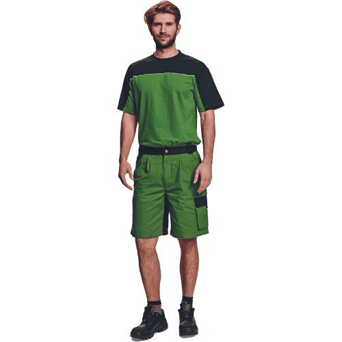 STANMORE šortky zeleno/čierne