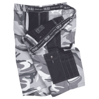 CRAMBE shorts grey camouflage