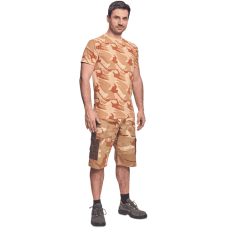 CRAMBE shorts beige camouflage