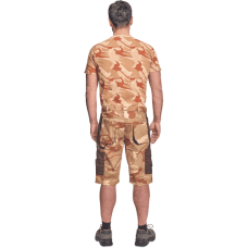 CRAMBE shorts beige camouflage